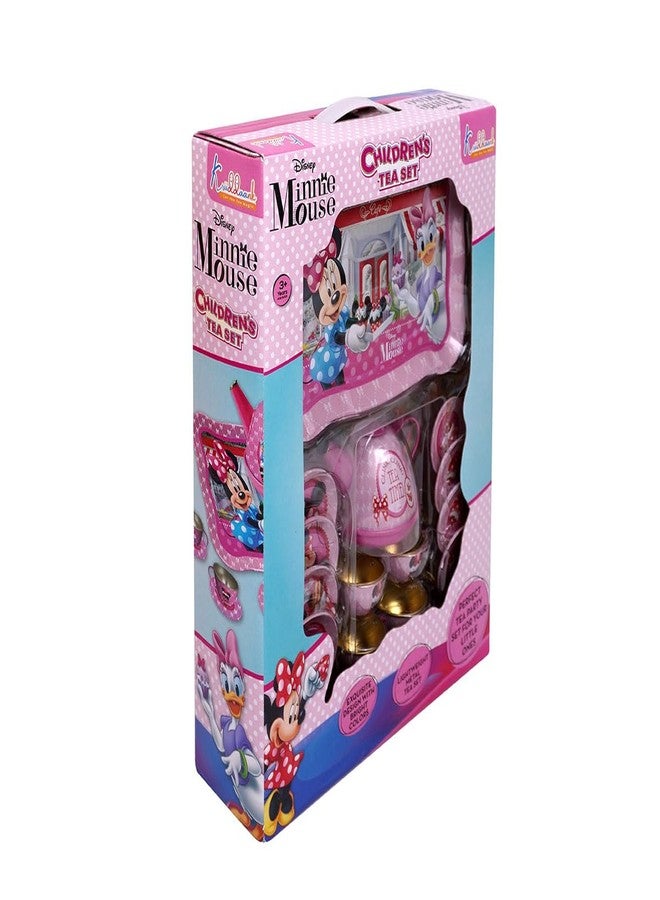 Kriiddaank Disney Minnie Children's Tea Set - Junior Pretend & Play Tea Party Set with Cups, Saucers, Tray & Coasters - Image 2